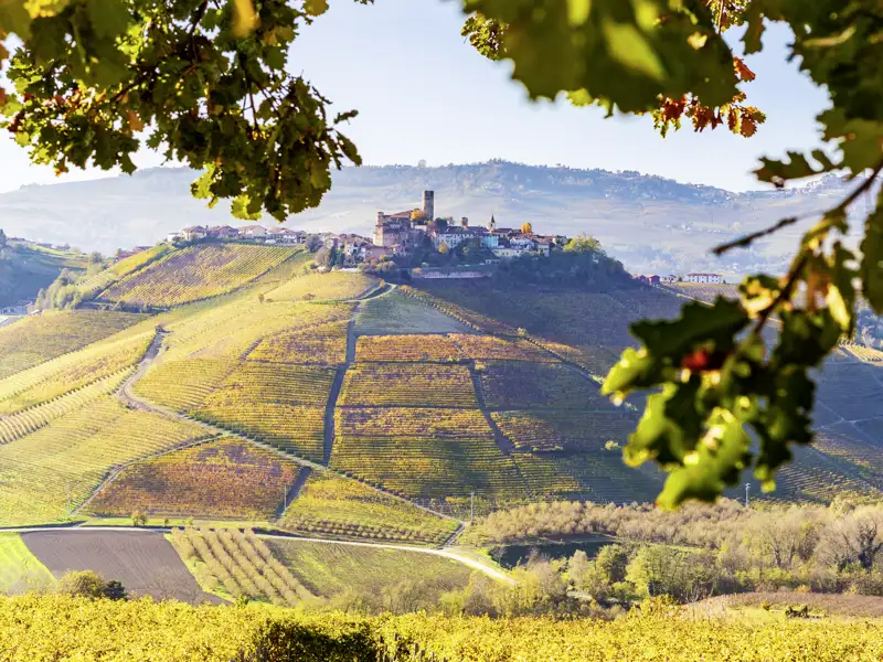 Blick in die piemontesische Landschaft