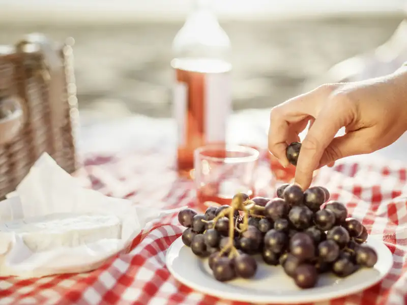 Einige der Köstlichkeiten Frankreichs gibt es beim Picknick auf unserer Singlereise in die Bretagne.