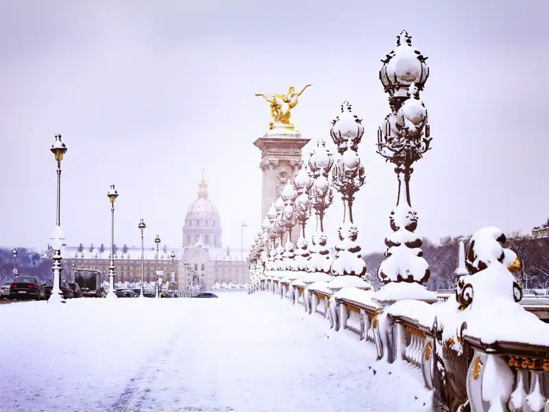 Genießen Sie die winterliche Stimmung in Paris auf Ihrer Eventreise.