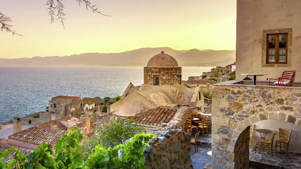 Unsere ausführliche Studienreise durch Griechenland führt uns auch nach Monemvasia.
