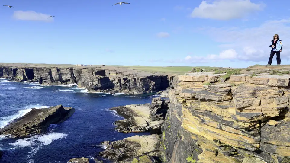 Auf unserer Schottlandreise mit Orkney und Shetland machen wir auch Station auf der Hauptinsel des Orkney-Archipels.