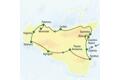 Unsere Reiseroute durch Sizilien startet in Catania und führt über Cefalù, Palermo, Segesta, Selinunt, Agrigant und Syrakus zurück zum Ausgangspunkt. Auch zum Ätna und nach Taormina bringt uns unsere Studienreise mit Muße.