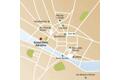 Der Stadtplan von Florenz zeigt den zentralen Standort des Hotels und die wichtigsten Sehenswürdigkeiten, die auf unserer Florenz-Städtereise besichtigt werden.