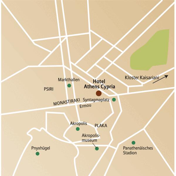 Bei dieser Städtereise für Alleinreisende und Singles nach Athen über Silvester sehen Sie natürlich die Akropolis und bummeln durch die Altstadt Plaka.