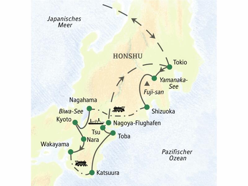 Auf dieser 15-tägigen Studienreise durch Japan erleben Sie die Herbstlaubfärbung in ihrer schönsten Zeit und auf ausgewählter Route.