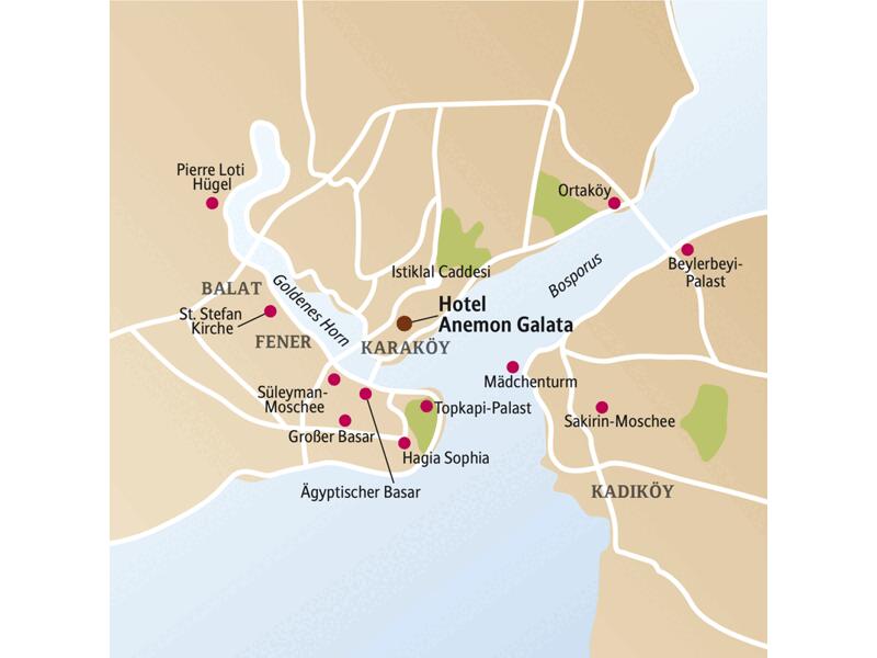 Die wichtigsten Ziele während unserer smart&small-Reise nach Istanbul sind die Hagia Sophia, der Topkapi-Palast, der Große Basar und einige andere Sehenswürdigkeiten mehr.