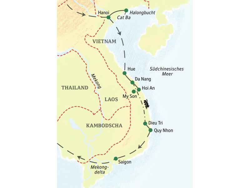 Bei dieser Studienreise durch vietnam erleben wir das Land von Nord nach Süd - preisgünstig durch eine etwas niedrigere Hotelqualität