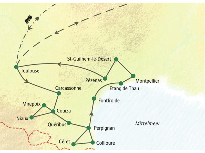 Unsere zehntägige Studienreise Languedoc-Roussillon nach Okzitanien macht Sie zwischen Toulouse und Montpellier mit dem Flair des französischen Südens vertraut.