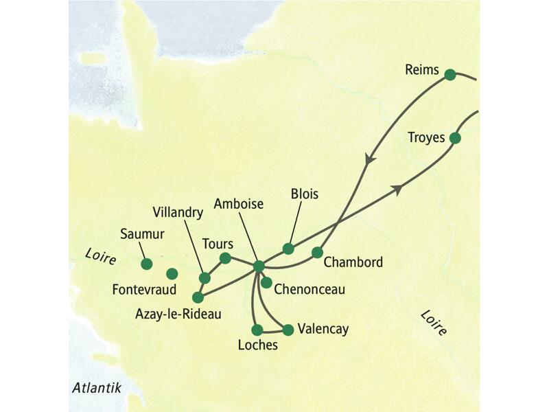 Ihr Studiosus-Reiseleiter entführt sie z.B. in Chambord, Blois und Chenonceau in die Zeit der französischen Könige. Und dank des zentralen Standorts in Amboise bleiben die Wege kurz, für maximalen Genuss!