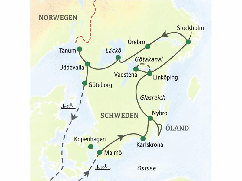 Auf dieser Studiosus-Studienreise durch den Süden von Schweden besuchen Sie vier UNESCO-Welterbestätten zwischen Malmö und Stockholm.