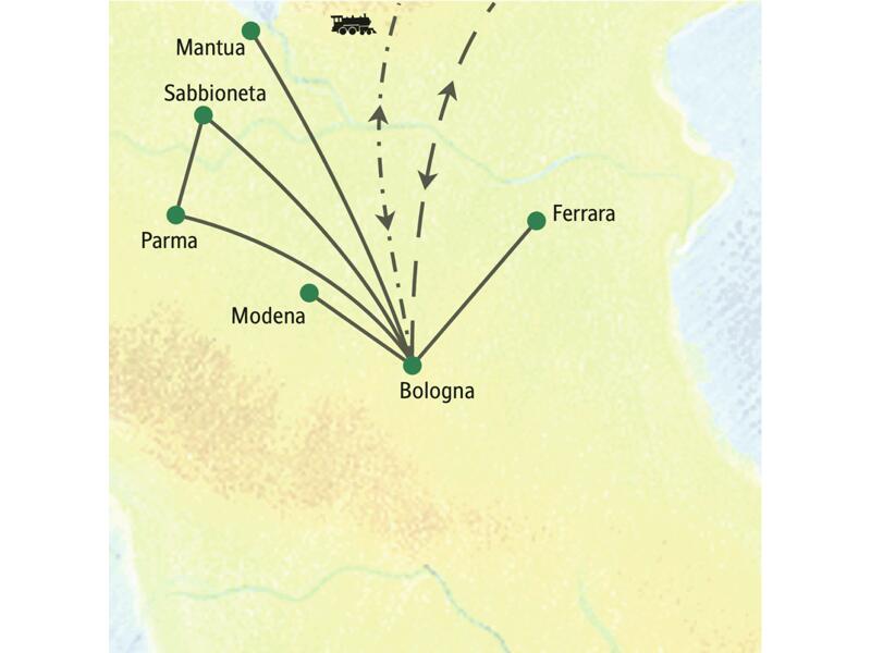 Karte zur Reise  04H3