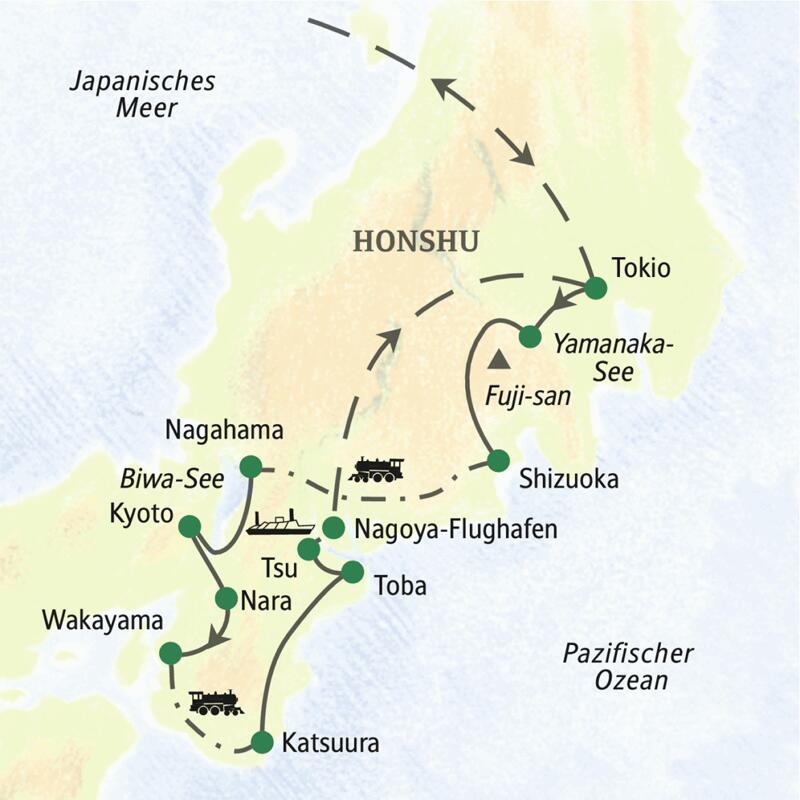 Auf dieser 15-tägigen Studienreise durch Japan erleben Sie die Herbstlaubfärbung in ihrer schönsten Zeit und auf ausgewählter Route.