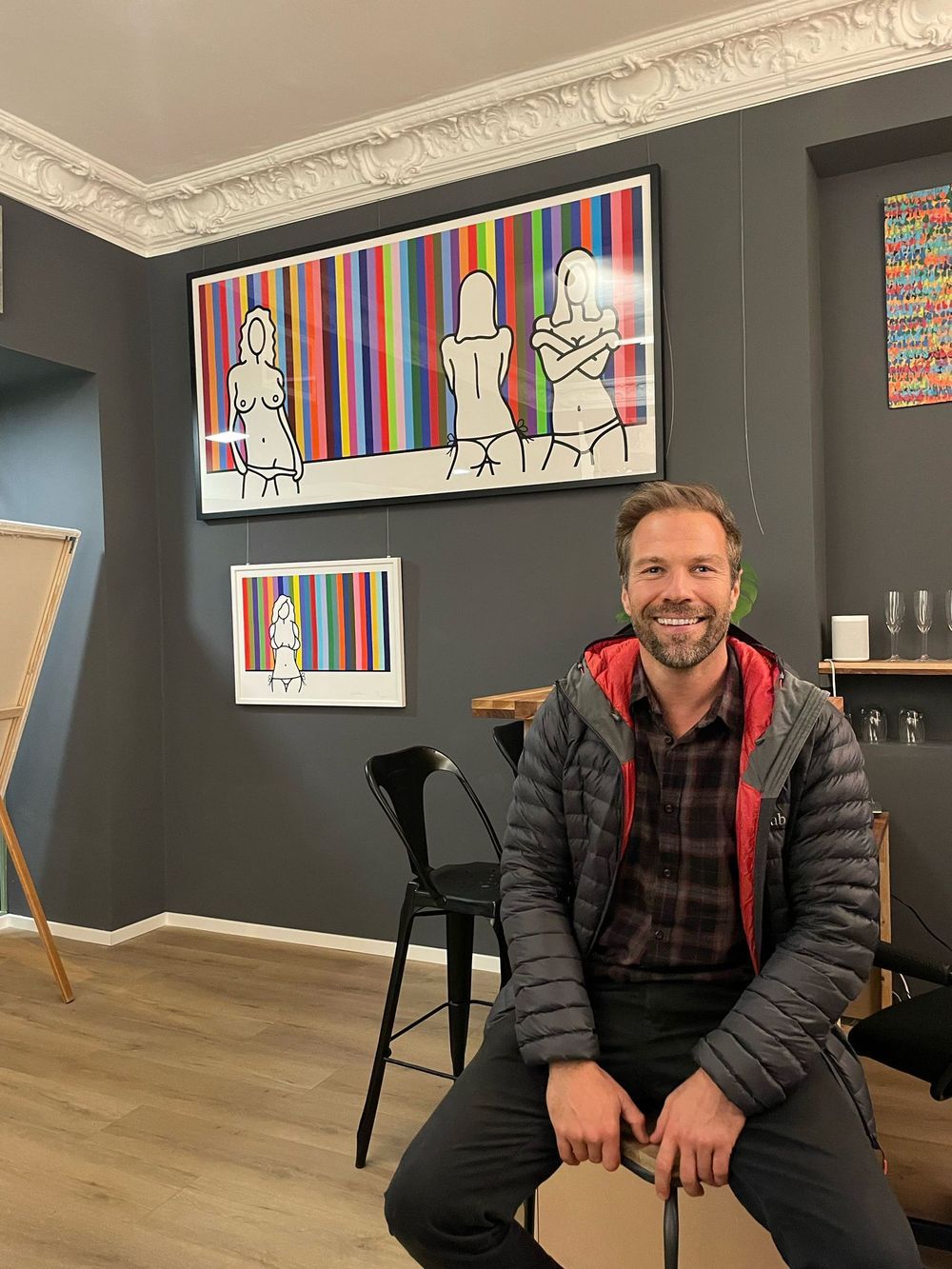 Jürgen Groh in seiner Galerie Soul of Afrika
