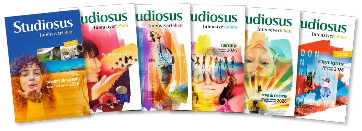 Die neuen Studiosus-Kataloge 2026 sind da!