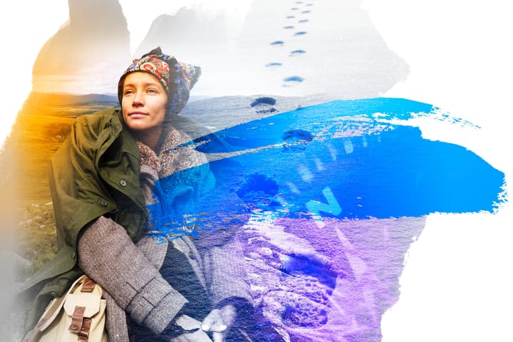 Elise Wortley auf den Spuren von Nan Shepherd im schottischen Cairngorms National Park. Foto – Emily Almond Barr