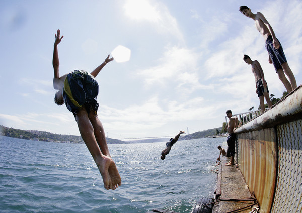 Bosporus in Istanbul, Türkei