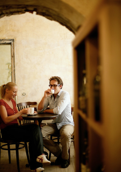 Cafe in Riga, Lettland