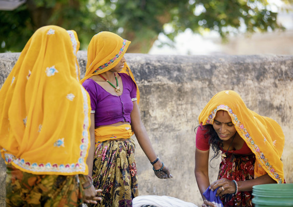 Inderinnen in Jaipur