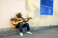Kuba Straßenmusikant