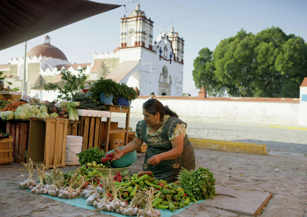 Markt in Teotitlan, Mexiko