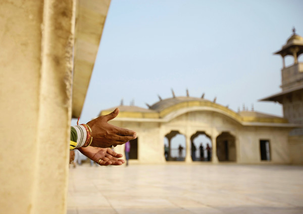 Rotes Fort in Agra, Indien