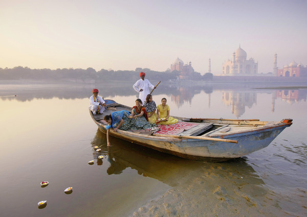 Taj Mahal in Agra, Indien