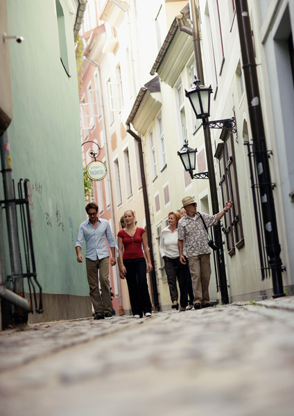 Tornastrasse in Riga, Lettland